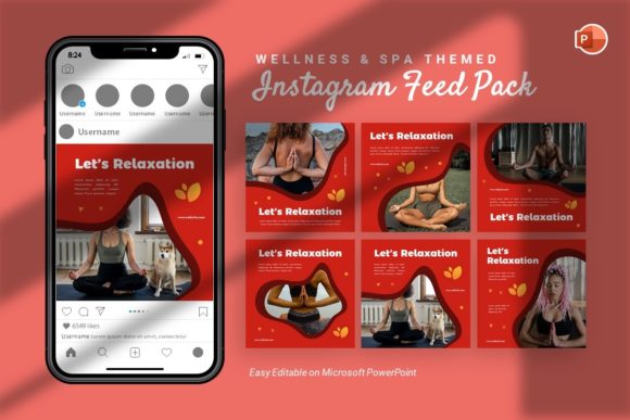 Download Instagram Feed - Wellness Template - Wellness template Collection