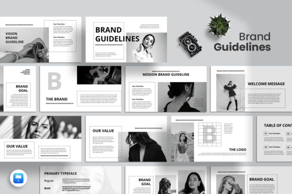 Download Brand Guidelines - Keynote Template - Premium Resources