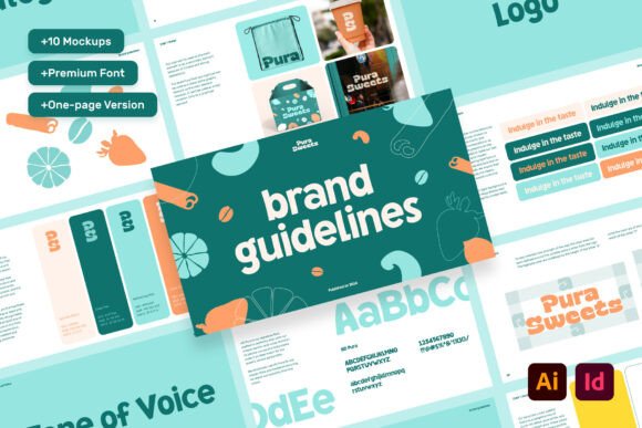 Download Pura Brand Guidelines Template - Premium Resources
