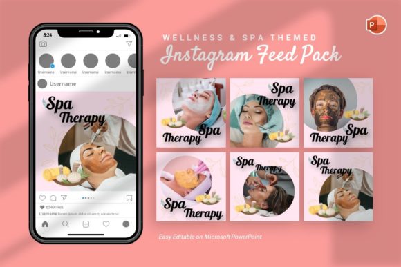 Download Instagram Feed - Wellness Template - Wellness template Collection