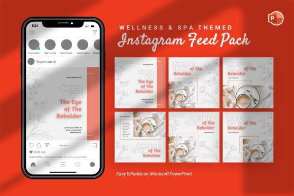 Download Instagram Feed - Wellness Template - Wellness template Collection