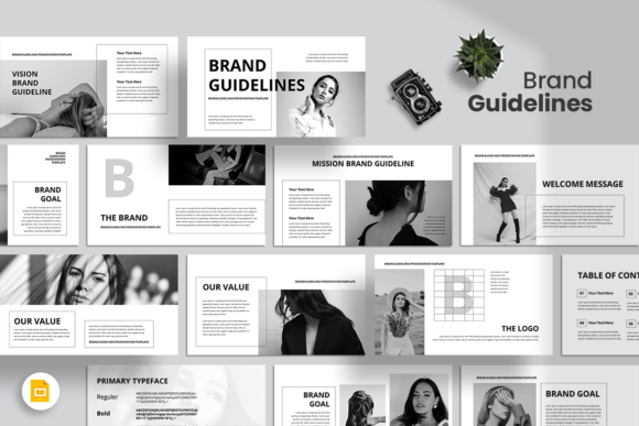 Download Brand Guidelines Google Slides Template - Premium Resources