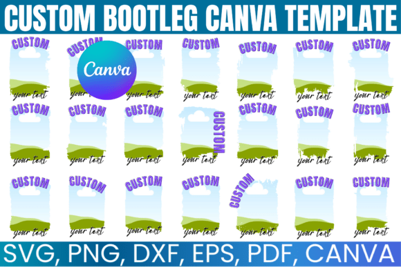 Download Bootleg Canva Editable Template Bundle - Editable template bundle Collection