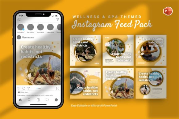 Download Instagram Feed - Wellness Template - Wellness template Collection