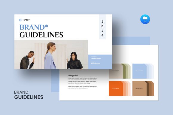 Download Brand Guidelines Keynote Template - Premium Bundle
