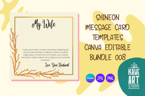 Download ShineOn Card Editable Template Bundle 8 - Editable template bundle Collection