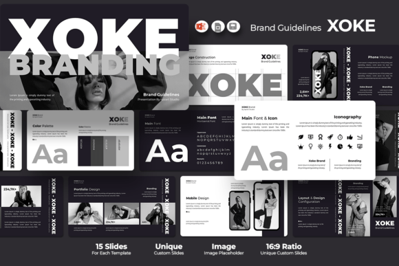 Download Xoke Brand Guidelines - PowerPoint - Premium Resources