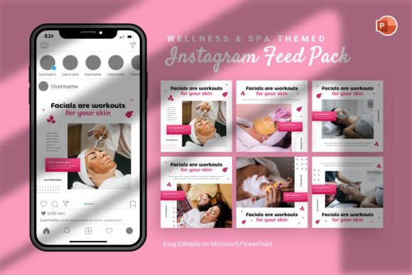 Download Instagram Feed - Wellness Template - Wellness template Collection