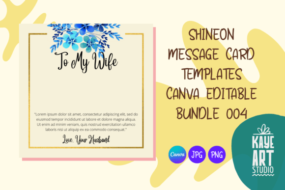 Download ShineOn Card Editable Template Bundle 4 - Editable template bundle Collection